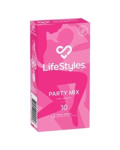 Lifestyles Party Mix Condoms 10 Pack