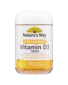 Nature's Way Adults Vitamin D3 1000IU 120 Vita Gummies
