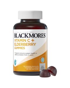 Blackmores Vitamin C + Elderberry Immune Support 120 Gummies