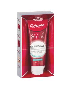 Colgate Optic White Renewal Teeth Whitening Toothpaste Lasting Fresh With Hydrogen Peroxide 85g