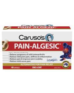 Caruso's Natural Health Pain-Algesic For Joints 40 Capsules
