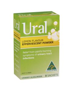 Ural Effervescent Powder 8 Sachets 
