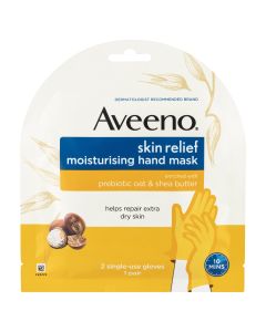 Aveeno Skin Relief Fragrance Free Moisturising Hand Mask 1 Pack