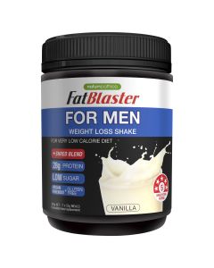 Naturopathica FatBlaster For Men Weight Loss Shake Vanilla 385g