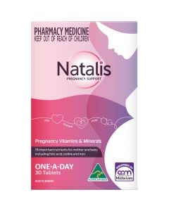 Natalis Pregnancy Support Vitamins & Minerals 30 Tablets