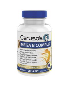 Caruso's Natural Health Mega B Complex 60 Tablets