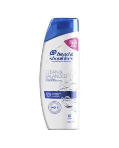 Head & Shoulders Clean & Balanced Anti-Dandruff Shampoo 200mL