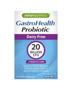 Naturopathica GastroHealth Probiotic Dairy Free 20 Billion CFU 30 Capsules