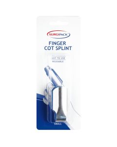 SurgiPack Finger Cot Splint Small