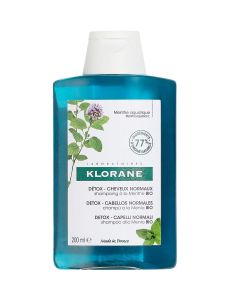 Klorane Detox Organic Mint Shampoo 200ml