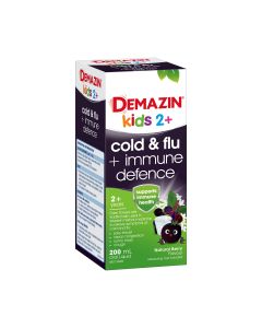 Demazin Kids 2+ Cold & Flu + Immune Defence 200ml