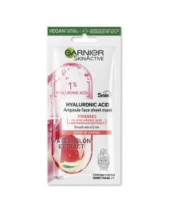 Garnier Skin Active Tissue Mask Firming Hyaluronic Acid With Watermelon Extract 15g