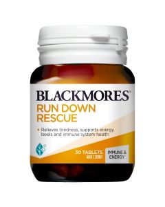 Blackmores Run Down Rescue 30 Tablets