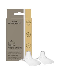 New Beginnings Silicone Nipple Shields 2 Pack