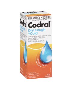 Codral Dry Cough + Cold Oral Liquid 200mL