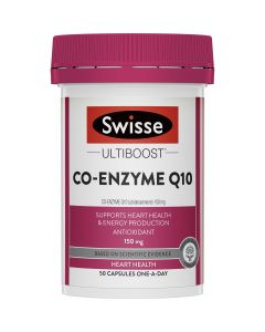 Swisse Ultiboost Co-Enzyme Q10 150Mg 50 Capsules