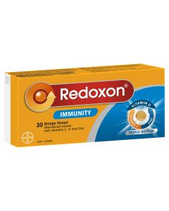 Redoxon Immunity Orange Effervescent 30 Tablets
