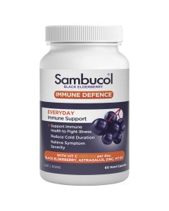 Sambucol Immune Defence Everyday Immune Support 60 Capsules