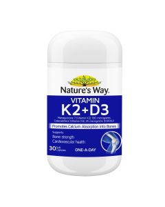 Natures Way Vitamin K2 Plus D3 30 Capsules