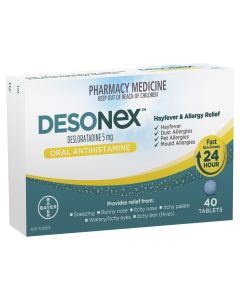 Desonex Antihistamine Hayfever & Allergy Relief 40 Tablets