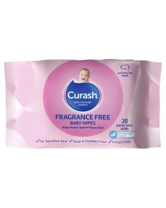 Curash Wipes Frag Free 20 Pack