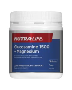 Nutra-Life Glucosamine 1500+ Magnesium 180 Tablets