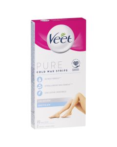 Veet Pure Cold Wax Leg Strips 20