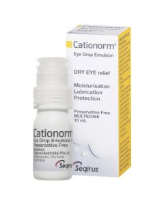 Cationorm Dry Eye Relief Preservative Free Multi Dose 10ml