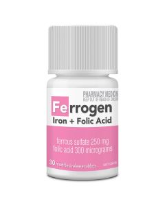 Ferrogen Iron and Folic Acid MR 30 Tablets