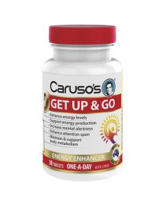 Caruso's Natural Health Get Up And Go 30 Tablets