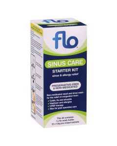 FLO Sinus Care Starter Kit + 12 Sachets