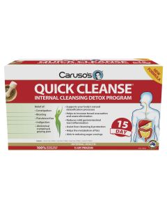 Caruso's Natural Health Quick Cleanse 15 Day Detox Program Kit