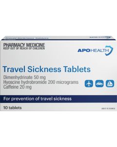 Apohealth Travel Sickness 10 Tablets