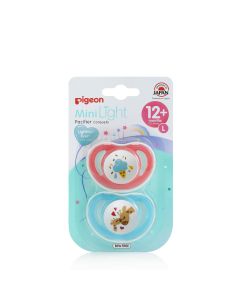 Pigeon MiniLight Pacifier Large Twin Pack