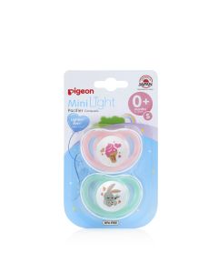 Pigeon MiniLight Pacifier Small Twin Pack