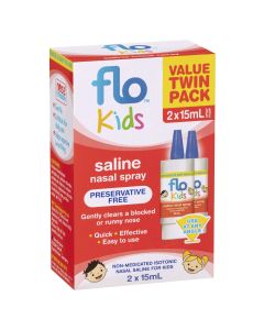 Flo Kids Saline Spray Twin Pack