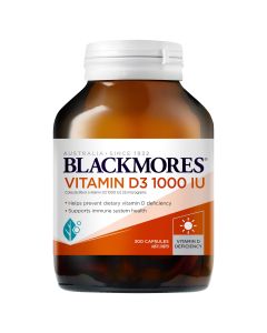 Blackmores Vitamin D3 1000IU 300 Capsules