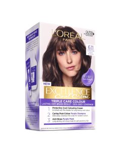 L'Oreal Excellence Cool Creme Permanent Hair Colour 6.11 Ultra Ash Dark Blonde