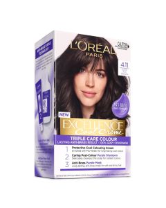 L'Oreal Excellence Cool Creme Permanent Hair Colour 4.11 Ultra Ash Brown