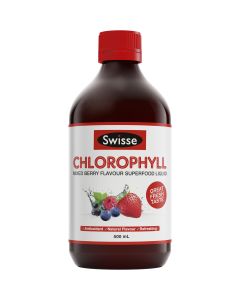 Swisse Chlorophyll Mixed Berry Flavour Superfood Liquid 500mL