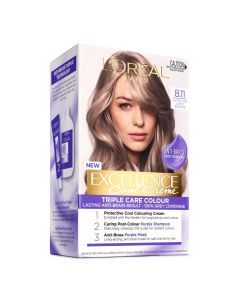 L'Oreal Excellence Cool Creme Permanent Hair Colour 8.11 Ultra Ash Light Blonde