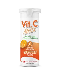 Vitamin C Melts 50 Chewable Tablets