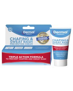 Dermal Therapy Chafing & Sweat Rash Prevention Cream 75g