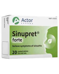 Sinupret Forte 20 Tablets