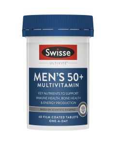 Swisse Ultivite Men's 50 + Multivitamin 60 Tablets