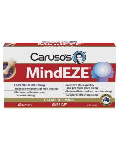 Caruso's Natural Health MindEZE 60 Capsules