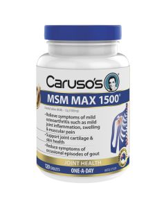 Caruso's Natural Health MSM Max 1500 120 Tablets