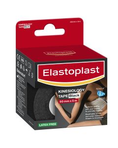 Elastoplast Sport Kinesiology Tape Black 5cm x 5m