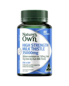 Nature's Own High Strength Milk Thistle 35,000Mg 60 Capsules
