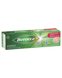 Berocca Energy Original Berry Effervescent Tablets 15 Pack